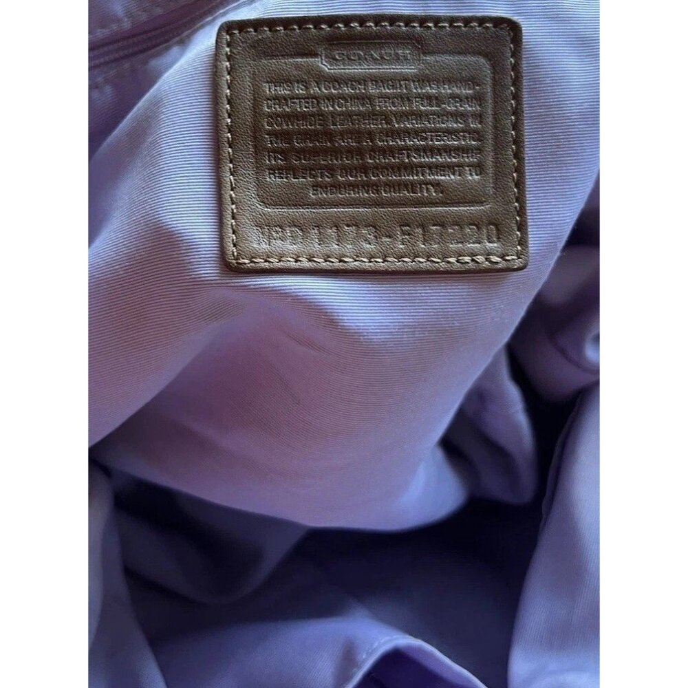 Coach F17220 Soho Shoulder Bag Purse Brown Leather Boho Slouchy Classic - Picture 5 of 15